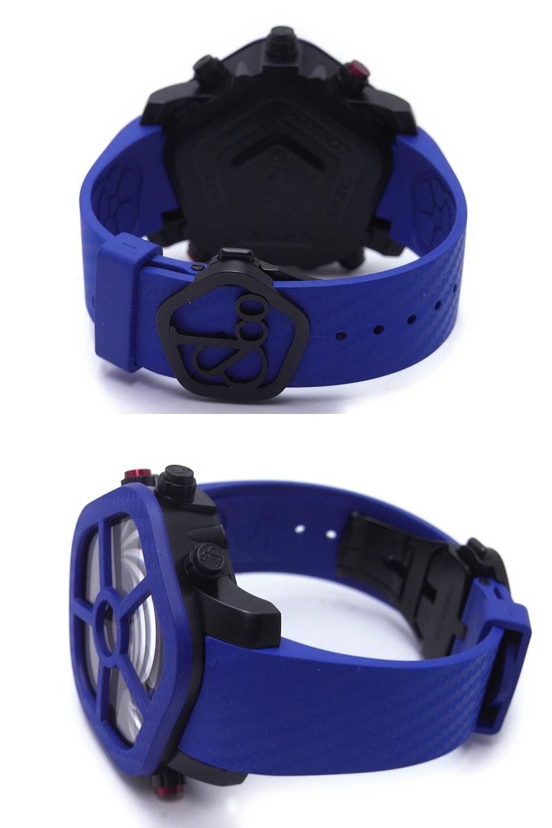 ジェイコブ ゴースト コピー JC-GST-CBNBL カーボンカラーブルー 腕時計 メンズ
